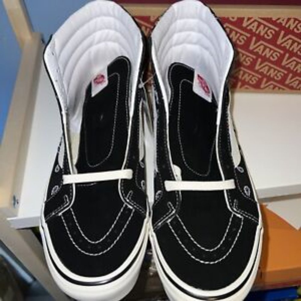 Brand New Men's Size 11 Vans Sk8-Hi 38 Dx Anaheim Factory Black Paisley … - Picture 5 of 5